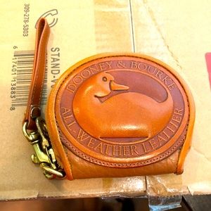 Dooney & Bourne Vintage big duck zip coin purse
